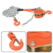 DURAFORCE 20ft 6600lb Capacity Wrench Lever Block Steel Hoist Manual Chain Hoist G80 Chain