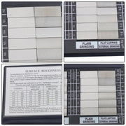 DURAFORCE Surface Roughness Comparator Set Ra0.05-12.5mm, 30 Specimen Blocks for Machining
