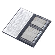 DURAFORCE Surface Roughness Comparator Set Ra0.05-12.5mm, 30 Specimen Blocks for Machining