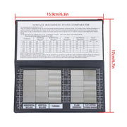 DURAFORCE Surface Roughness Comparator Set Ra0.05-12.5mm, 30 Specimen Blocks for Machining