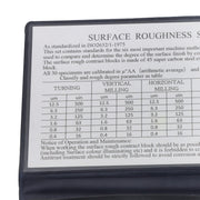 DURAFORCE Surface Roughness Comparator Set Ra0.05-12.5mm, 30 Specimen Blocks for Machining