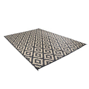 DURAFORCE Waterproof Outdoor Rug 10x14 ft Outdoor Plastic Straw Rug For Camping RV Deck
