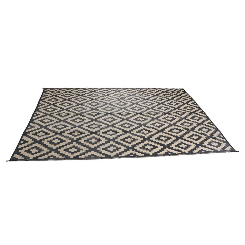 DURAFORCE Waterproof Outdoor Rug 10x14 ft Outdoor Plastic Straw Rug For Camping RV Deck