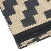 DURAFORCE Waterproof Outdoor Rug 10x14 ft Outdoor Plastic Straw Rug For Camping RV Deck