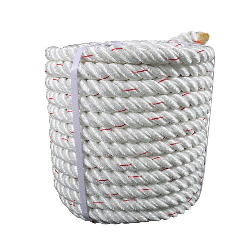DURAFORCE 1 inch x 120 feet Arborist Bull Rope Tree Hoist Rigging Line Polyester Rope