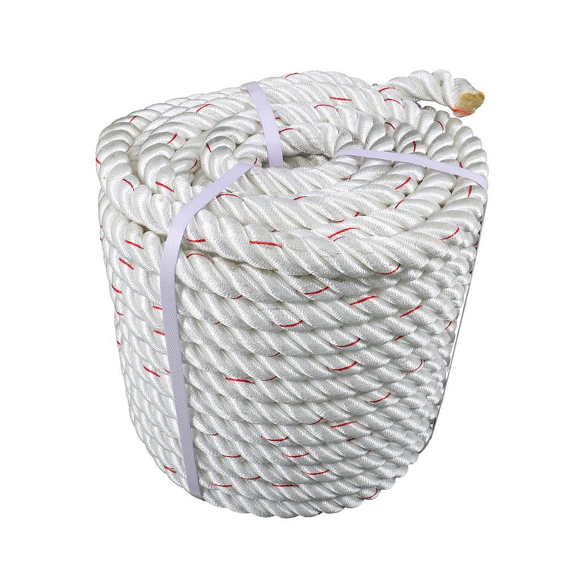 DURAFORCE 1 inch x 120 feet Arborist Bull Rope Tree Hoist Rigging Line Polyester Rope
