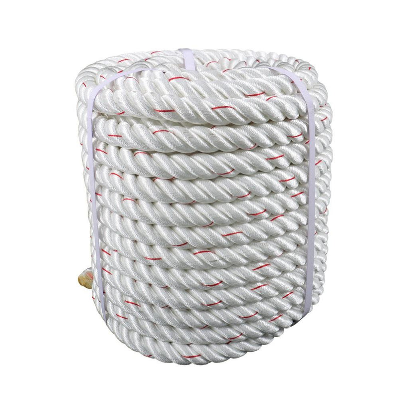 DURAFORCE 1 inch x 120 feet Arborist Bull Rope Tree Hoist Rigging Line Polyester Rope