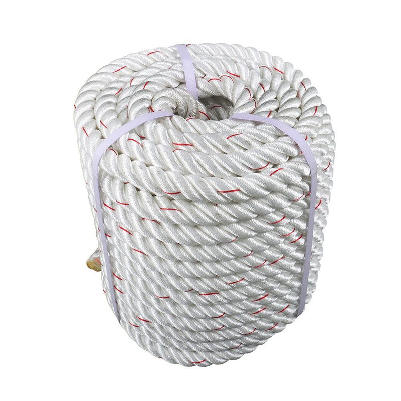 DURAFORCE 1 inch x 120 feet Arborist Bull Rope Tree Hoist Rigging Line Polyester Rope