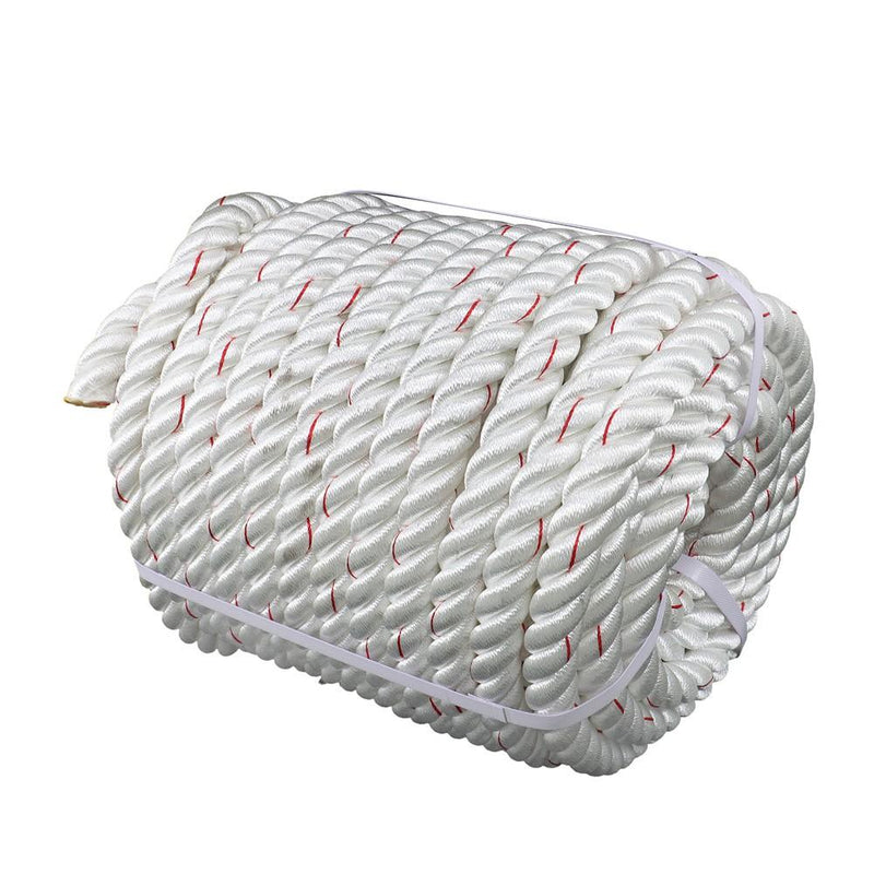DURAFORCE 1 inch x 120 feet Arborist Bull Rope Tree Hoist Rigging Line Polyester Rope