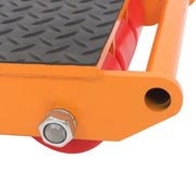 DURAFORCE Heavy Duty Machinery Skate Dolly 15 Ton 33069Lbs Mover Roller Cargo Trolley 360°