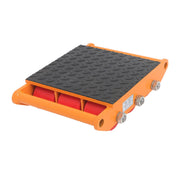 DURAFORCE Heavy Duty Machinery Skate Dolly 15 Ton 33069Lbs Mover Roller Cargo Trolley 360°