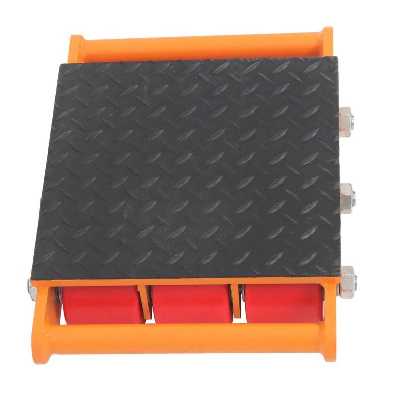 DURAFORCE Heavy Duty Machinery Skate Dolly 15 Ton 33069Lbs Mover Roller Cargo Trolley 360°