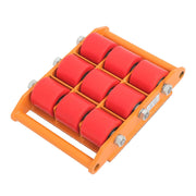 DURAFORCE Heavy Duty Machinery Skate Dolly 15 Ton 33069Lbs Mover Roller Cargo Trolley 360°