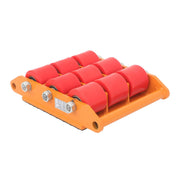 DURAFORCE Heavy Duty Machinery Skate Dolly 15 Ton 33069Lbs Mover Roller Cargo Trolley 360°