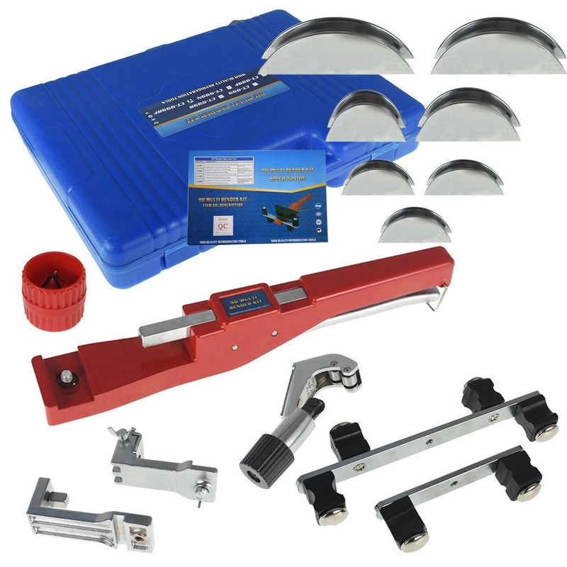 DURAFORCE Refrigeration Ratcheting Tubing Benders Hand Tool 1/4 To 7/8 In Tube Bender Kit