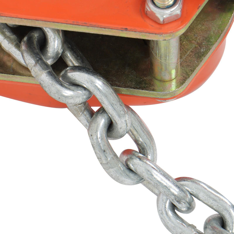 DURAFORCE 10ft 6600lb Capacity G80 Chain Manual Lever Steel Chain Hoist Wrench Block Hoist