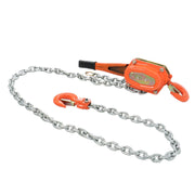 DURAFORCE 10ft 6600lb Capacity G80 Chain Manual Lever Steel Chain Hoist Wrench Block Hoist