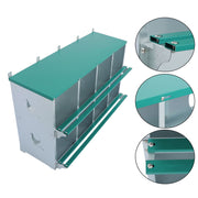 DURAFORCE Durable Chicken Nest Box 8 Hole Nest Box Laying Egg Lay Box Hen Chicken Coop Box