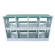 DURAFORCE Durable Chicken Nest Box 8 Hole Nest Box Laying Egg Lay Box Hen Chicken Coop Box