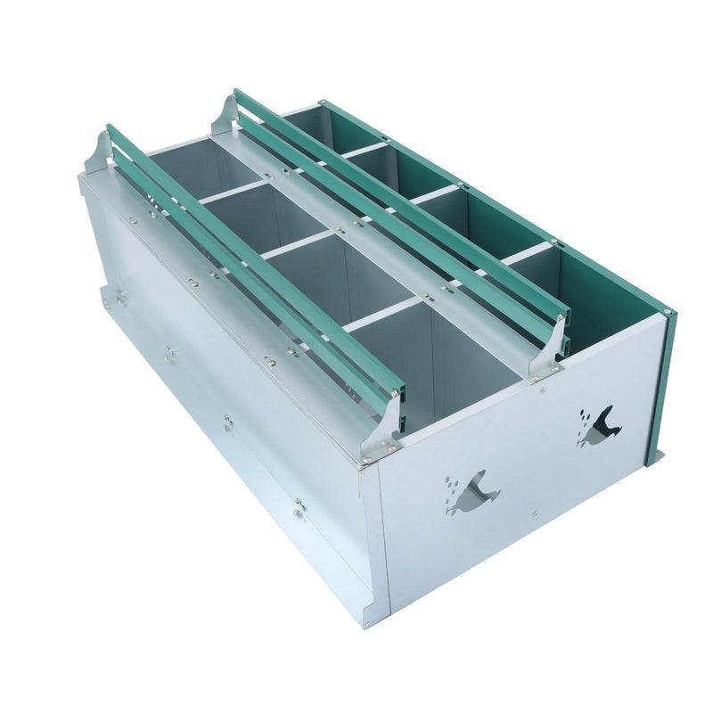DURAFORCE Durable Chicken Nest Box 8 Hole Nest Box Laying Egg Lay Box Hen Chicken Coop Box