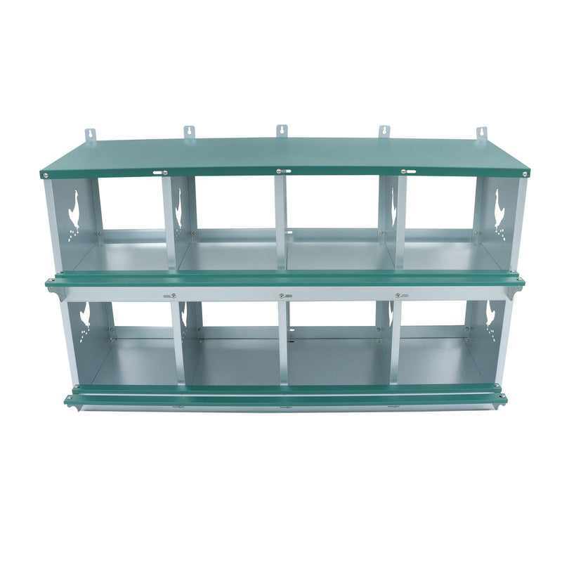 DURAFORCE Durable Chicken Nest Box 8 Hole Nest Box Laying Egg Lay Box Hen Chicken Coop Box