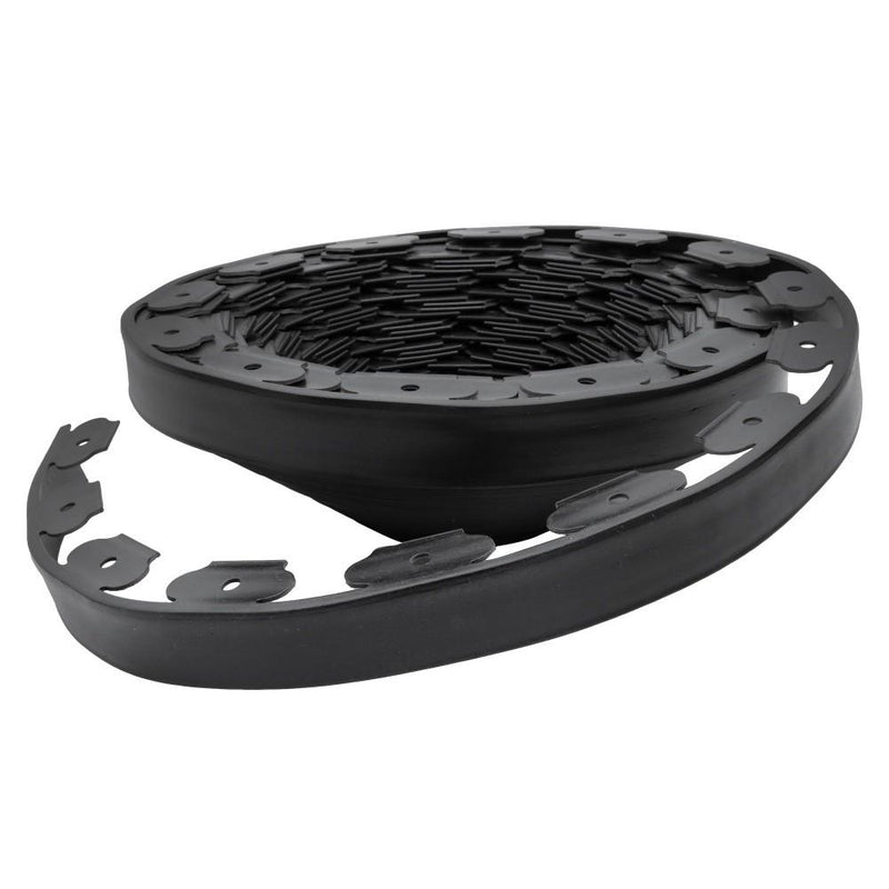 DURAFORCE 100FT 1.7" Garden Landscape Edging No Dig Lawn Edging Border With 64 8-In Spikes