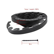 DURAFORCE 100FT 1.7" Garden Landscape Edging No Dig Lawn Edging Border With 64 8-In Spikes