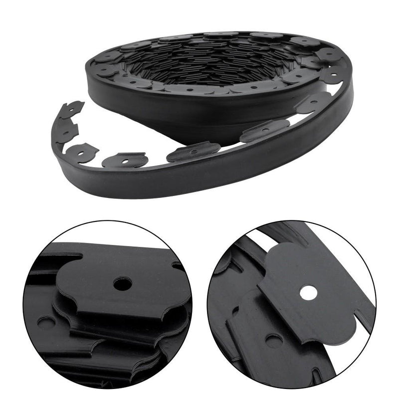 DURAFORCE 100FT 1.7" Garden Landscape Edging No Dig Lawn Edging Border With 64 8-In Spikes