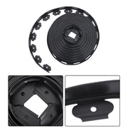 DURAFORCE 100FT 1.7" Garden Landscape Edging No Dig Lawn Edging Border With 64 8-In Spikes