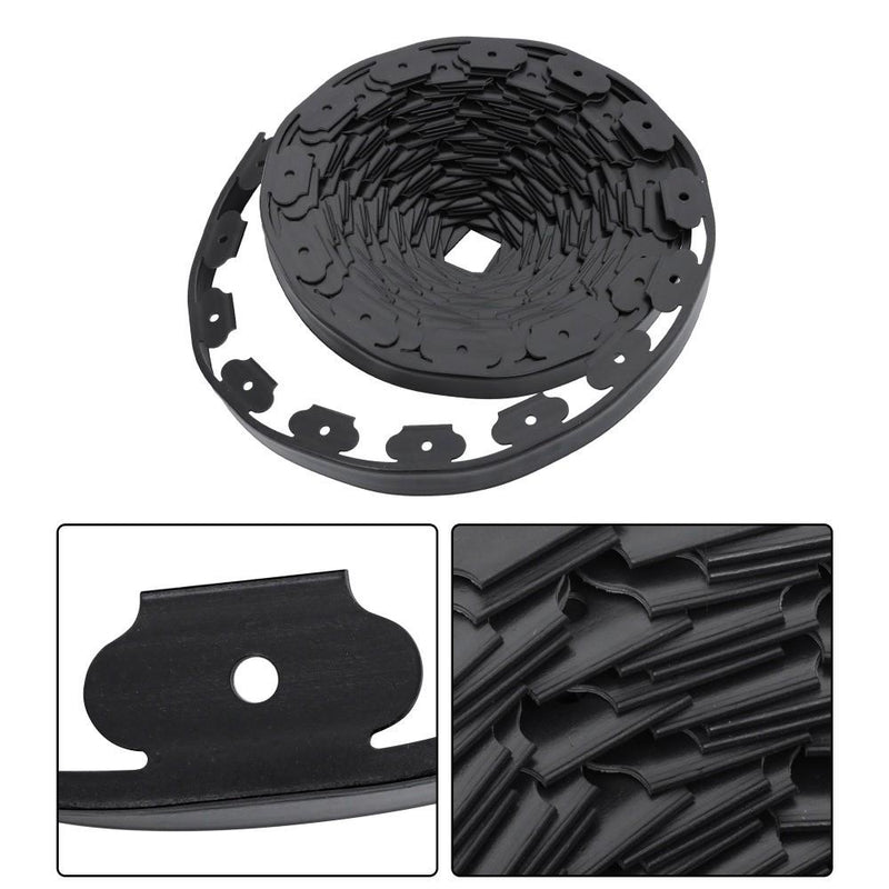 DURAFORCE 100FT 1.7" Garden Landscape Edging No Dig Lawn Edging Border With 64 8-In Spikes