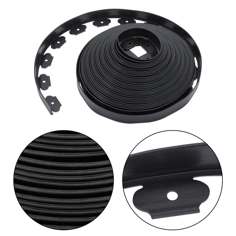 DURAFORCE 100FT 1.7" Garden Landscape Edging No Dig Lawn Edging Border With 64 8-In Spikes