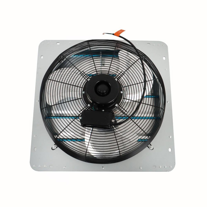 DURAFORCE 20 Inch Shutter Exhaust Fan High Speed Aluminum Wall Mounted Greenhouse Garage