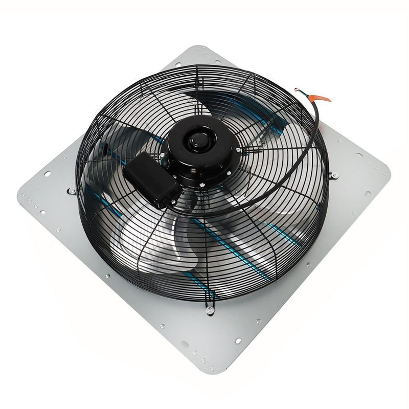 DURAFORCE 20 Inch Shutter Exhaust Fan High Speed Aluminum Wall Mounted Greenhouse Garage