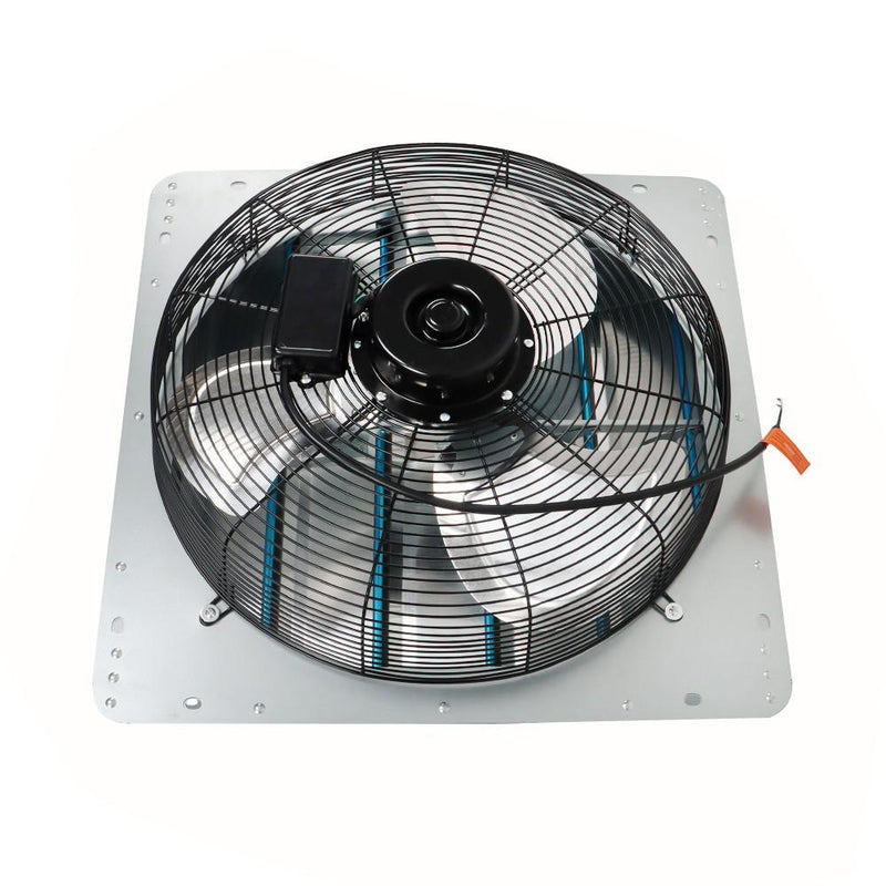 DURAFORCE 20 Inch Shutter Exhaust Fan High Speed Aluminum Wall Mounted Greenhouse Garage
