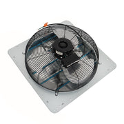 DURAFORCE 20 Inch Shutter Exhaust Fan High Speed Aluminum Wall Mounted Greenhouse Garage