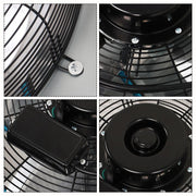 DURAFORCE 20 Inch Shutter Exhaust Fan High Speed Aluminum Wall Mounted Greenhouse Garage