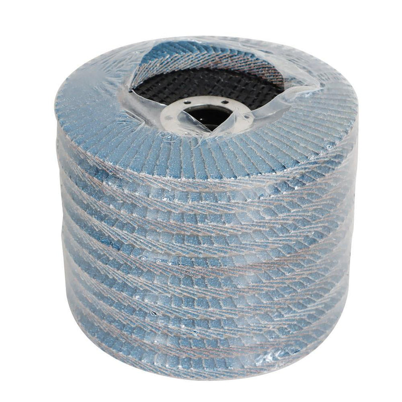 DURAFORCE 200 Pcs 4.5" 40 Grit T29 High Quality Premium Zirconia Flap Disc Sanding Grnding