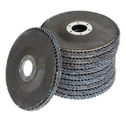 DURAFORCE 200 Pcs 4.5" 40 Grit T29 High Quality Premium Zirconia Flap Disc Sanding Grnding