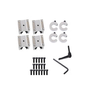 DURAFORCE SBR20UU Linear Guide Rail Kit 2200mm Dual Rail 4 Blocks & Stops CNC