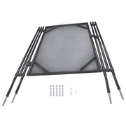 DURAFORCE Pool Fence Gate 4 X 2.5 FT Pool Safety Gate for Inground Pools With Manual Lock