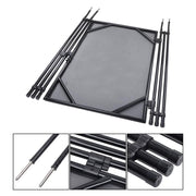 DURAFORCE Pool Fence Gate 4 X 2.5 FT Pool Safety Gate for Inground Pools With Manual Lock