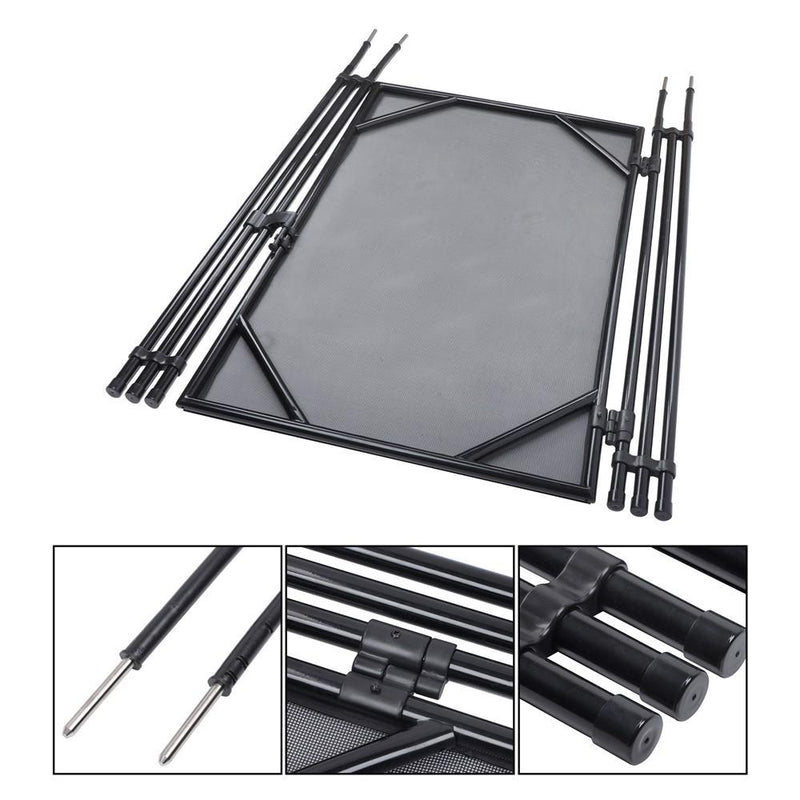 DURAFORCE Pool Fence Gate 4 X 2.5 FT Pool Safety Gate for Inground Pools With Manual Lock