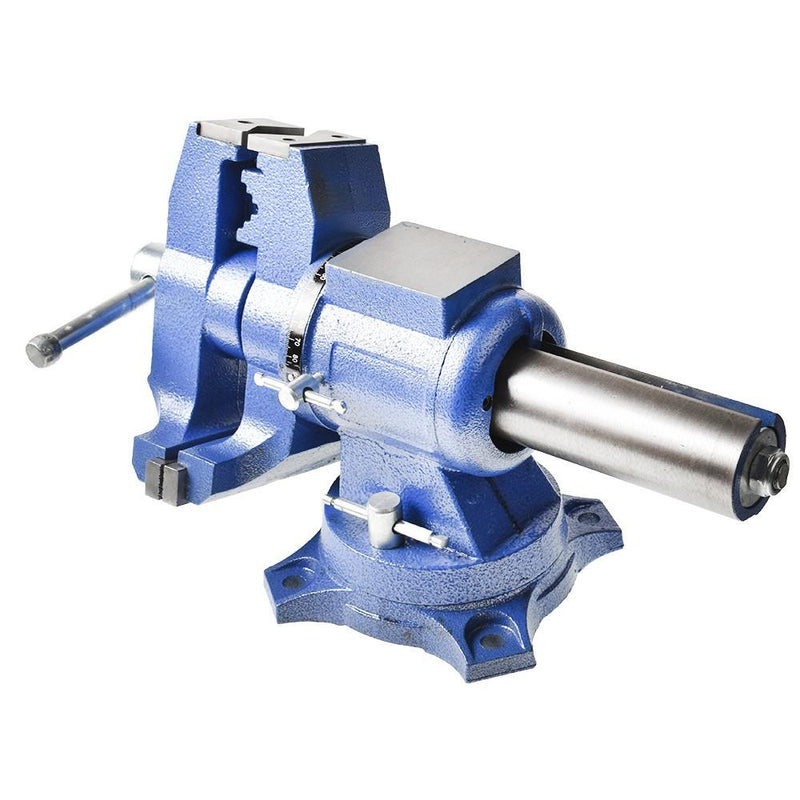 DURAFORCE 6" Heavy Duty Multi-Purpose Rotating Bench Vise With 360 Degree Swivel Base