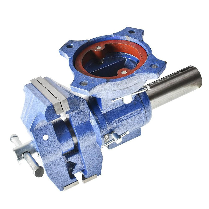 DURAFORCE 6" Heavy Duty Multi-Purpose Rotating Bench Vise With 360 Degree Swivel Base