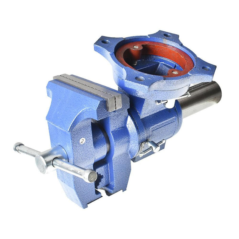 DURAFORCE 6" Heavy Duty Multi-Purpose Rotating Bench Vise With 360 Degree Swivel Base