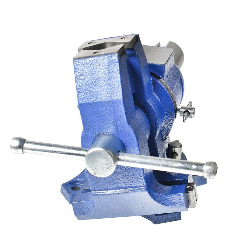 DURAFORCE 6" Heavy Duty Multi-Purpose Rotating Bench Vise With 360 Degree Swivel Base