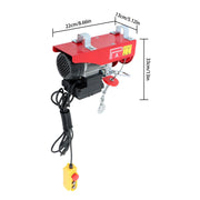 DURAFORCE 440lbs Electric Hoist w/ Wireless & Wired Dual Control 40ft/20ft Lifting Height