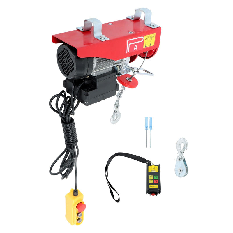 DURAFORCE 440lbs Electric Hoist w/ Wireless & Wired Dual Control 40ft/20ft Lifting Height