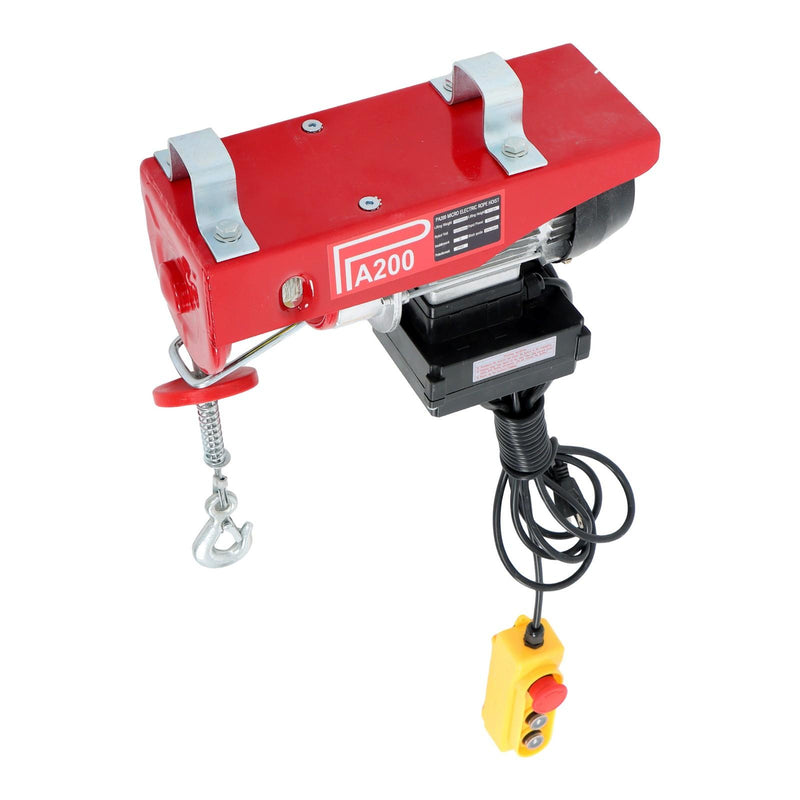 DURAFORCE 440lbs Electric Hoist w/ Wireless & Wired Dual Control 40ft/20ft Lifting Height