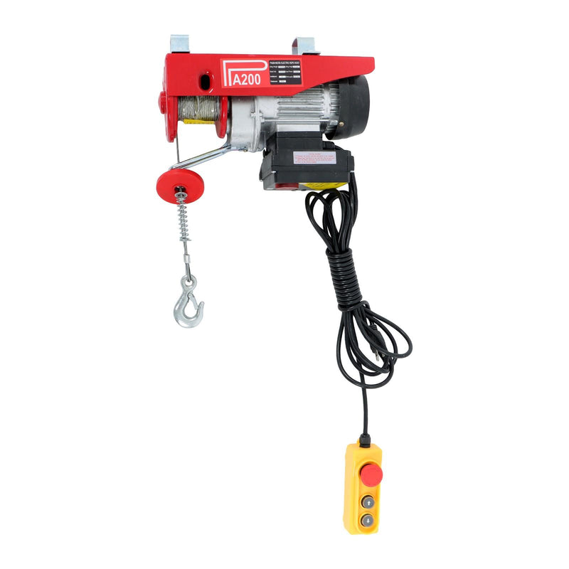DURAFORCE 440lbs Electric Hoist w/ Wireless & Wired Dual Control 40ft/20ft Lifting Height